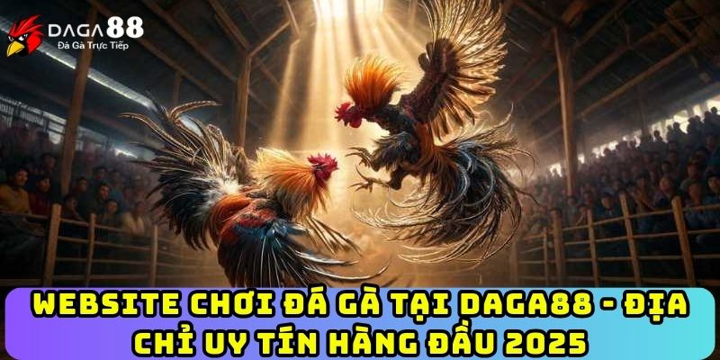 Website Chơi Đá Gà Tại Daga88 - Địa Chỉ Uy Tín Hàng Đầu 2025